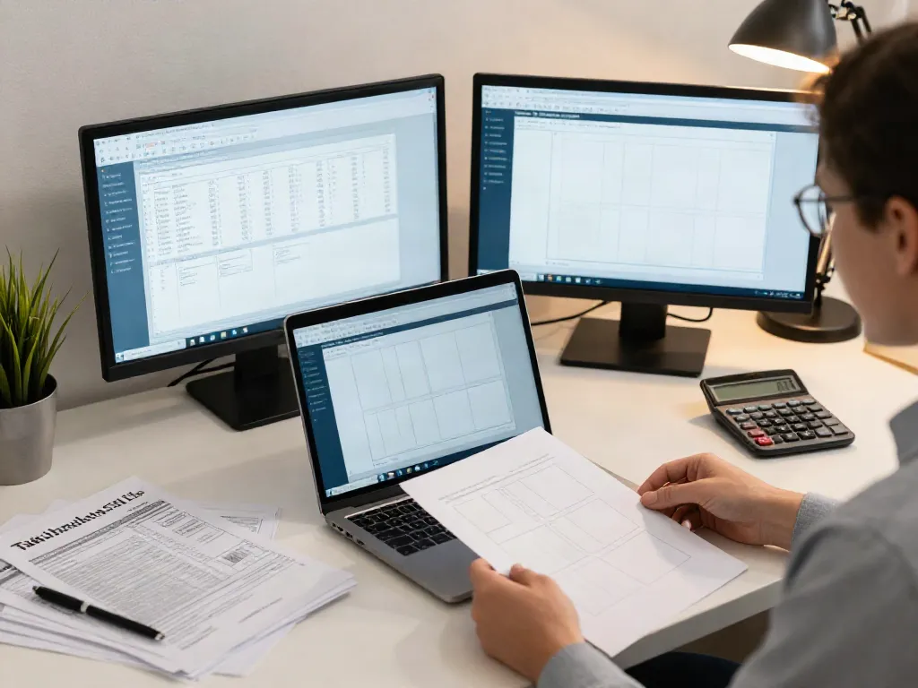 Tax software to start a tax business in a modern office setting with preparer and advanced tools.